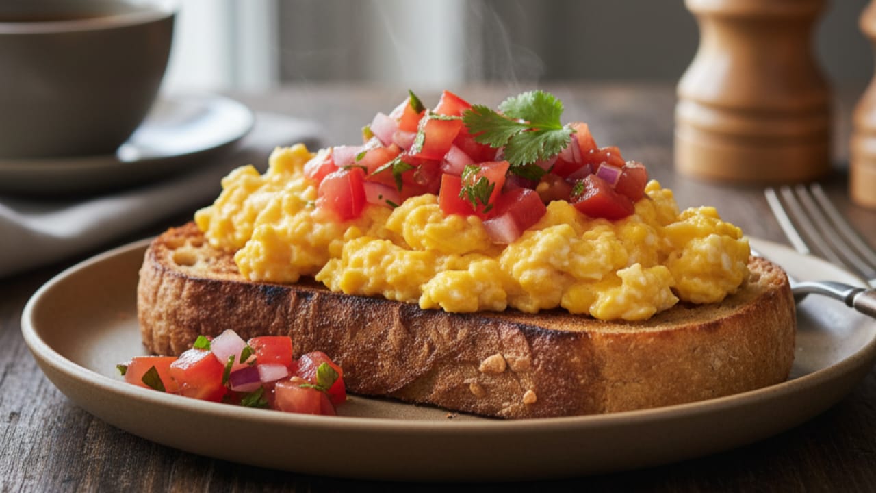 Скрэмбл с сальсой